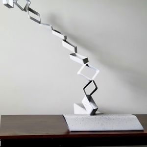 Abstract metal artwork